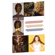 Female braid hair 04 v5-00.png female hair braid hair styling roller hair accessories for girl headdress weaving tool 3d print cnc