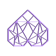 customized_origami_heart.stl Fichier STL gratuit Coeur Origami personnalisable・Design pour imprimante 3D à télécharger, MightyNozzle
