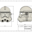d1.png Fichier STL gratuit Clone Trooper Casque Phase 2 Star Wars・Design pour imprimante 3D à télécharger, VillainousPropShop