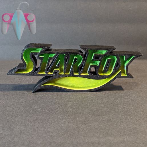 ⭐ Star Fox Logo Wall/Shelf Decor・ STL File for ・Cults