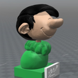 Capture d’écran 2017-09-29 à 11.56.19.png Bust of GASTON LAGAFFE of Franquin