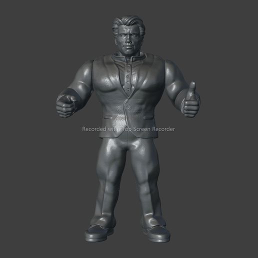 WWF-WWE Costum Arnold Schwarznenegger Hasbro! >NEW 3D model