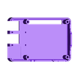 Top_Base_SM_No_Side_Slots_Pins.stl Malolo's screw-less / snap fit Raspberry Pi 3 Model B+ Case & Stands