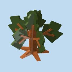 TreePictureforThingiverse.jpg Assembled 5-Pattern Tree