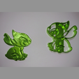 Sin Título(298).png STL file Clock Lilo & Stitch + Stitch cookie cutter・3D print model to download