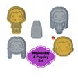 Etsy-Item-Listing-Photo-1.jpg Wednesday & Pugsley Cookie Cutter set of 5
