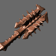 2.png DREADMACE MELEE DOOM THE DARK AGES MACE WEAPON - COSPLAY SCALE KEYED AND CUT ULTRA HIGH QUALITY HI-POLY STL FOR 3D PRINTING