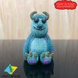 p.jpg Knitted Sully from Monster inc