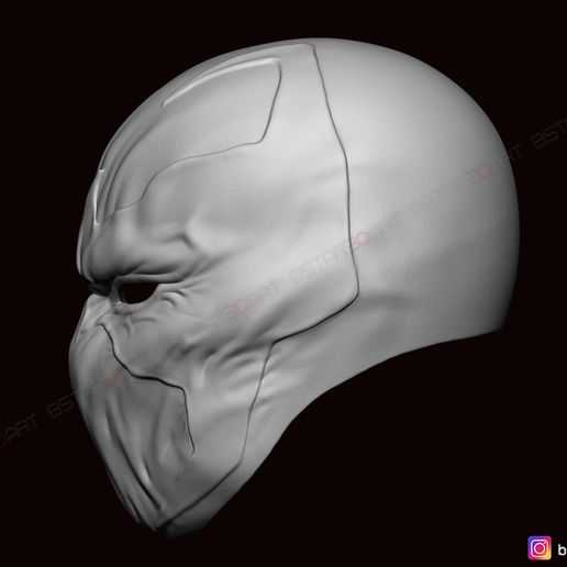 🦾 Spawn Comic Mask・ STL File for ・Cults