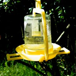 abreuvoir_pot_confi_1.jpg STL file bird waterer・3D printer model to download