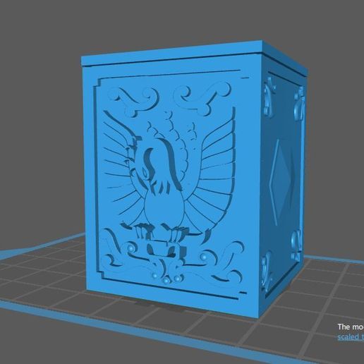 saint seiya fenix box - 3D model önizlemesi