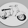 1.png Moto Vespa Logo Coasters