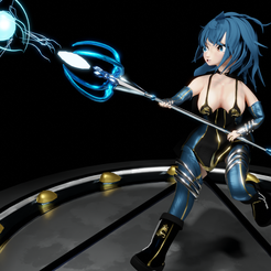 magical-girl-pose2.png Archivo STL Magical girl 2・Objeto imprimible en 3D para descargar