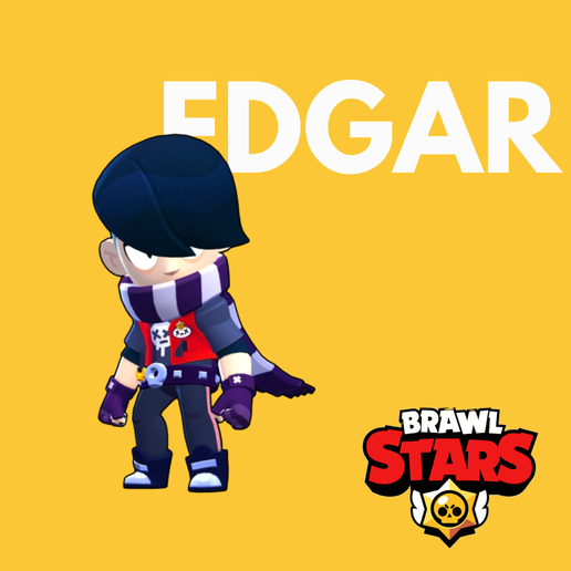 Edgar von Brawl Stars - Druckfertiges 3D Modell 🥊💥・ STL Datei für 3D ...