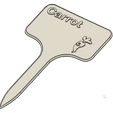 Carotte_US_2.png STL-Datei Carrot Signs / Labels for garden・3D-Druck-Idee zum Herunterladen