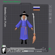 Flexi-Town-Witch.png Ведьма Флекси, артикулированная фигурка-фиджет, 3 мкф в комплекте