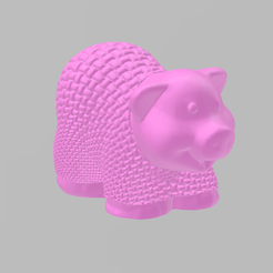 cochon tricot.png knitting pig