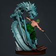 zoro7.jpg une pièce - roronoa zoro - statue imprimée en 3d