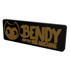 STL file Bendy And The Ink Machine Mask 🦸・Design to download and