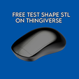 FREE_STL_SHAPE_TEST_ON_THINGIVERSE.png TEST SHAPE XM1 Mini ZS-X1 Wireless 3D Printed Mouse
