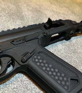 AAC Charging handle AAP01 Cocking Handle 3d printed Airsoft Lightweight Lowrecoil