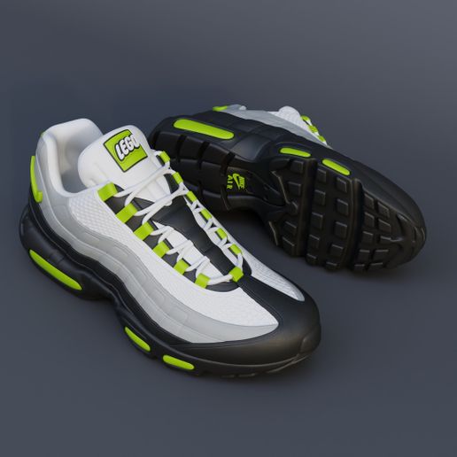 3D-Printed-air-max-95-neon-lego-8.jpg 3D Printed Air Max 95 NEON LEGO