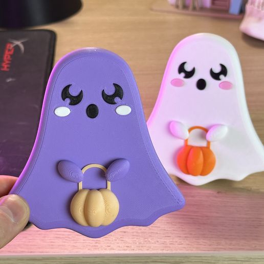 Cute Trick or Treat Ghost - Halloween Decor - 3D model önizlemesi