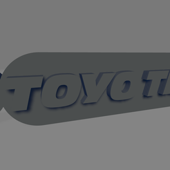 Toyo-Tires.png Archivo STL Llavero Toyo Tires・Diseño de impresión en 3D para descargar