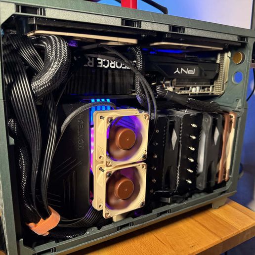 Modcase Evolution mATX Side Intake Fans - Cults3D 3D Model | 3Drop