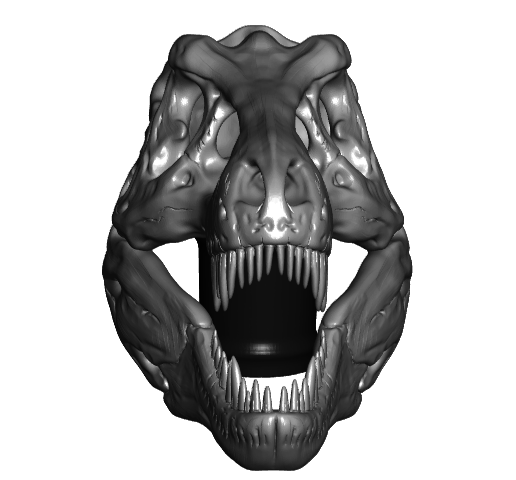TRTfront.png T-Rex Skull Topper ($7 Cane/Walking Hiking Sticks)