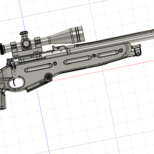 👽 SV98 CAD model・ STP File for 3D printing・Cults