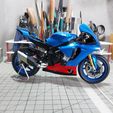 20240111_135451.jpg 1/12 Detail up Bottom Fairing For Tamiya Yamaha YZF-R1M