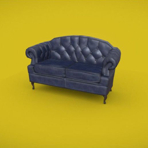accecories diorama sofa 04 3D model