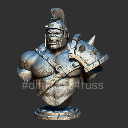 ZBrush Documentl; — копия.jpg STL file hulk gladiator・3D printable design to download, dimka134russ