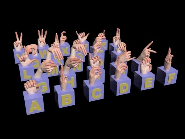 MANOS 3.jpg 3D file Sign language Alphabet in 3d (SLA), stl separated by letters.・3D printing idea to download, isasaurio