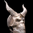 Celtic-SkB0002.png Skull Keltic with horns Celtic Skull