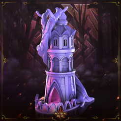 mae =e 3D file Tree of Life - Elven Dice Tower・3D print design to download