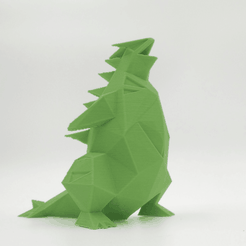 Capture d’écran 2018-03-29 à 09.57.47.png Fichier STL gratuit Pokemon Tyranitar Lowpoly・Idée pour impression 3D à télécharger