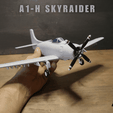 a8.png Douglas A1-H SKYRAIDER - 1/44 scale model
