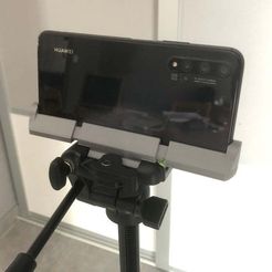 IMG1.JPG STL-Datei Phone Holder for Tripod kostenlos・Design für 3D-Drucker zum herunterladen
