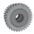 1.png GEAR WASHER DISC NUT SCREW METAL GEAR TOOL GEARS 3D PRINTABLE HINGE 11 Chain