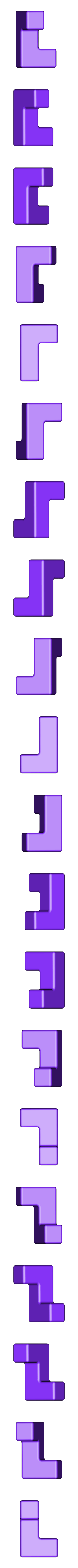 4.STL Easy Tetris style Puzzle Cube