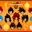 PACK-X17-DISEÑOS.png Pack x17 Dragon Ball Super Keychains