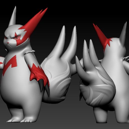 ZBrush-Document1.jpg Pokemon Zangoose