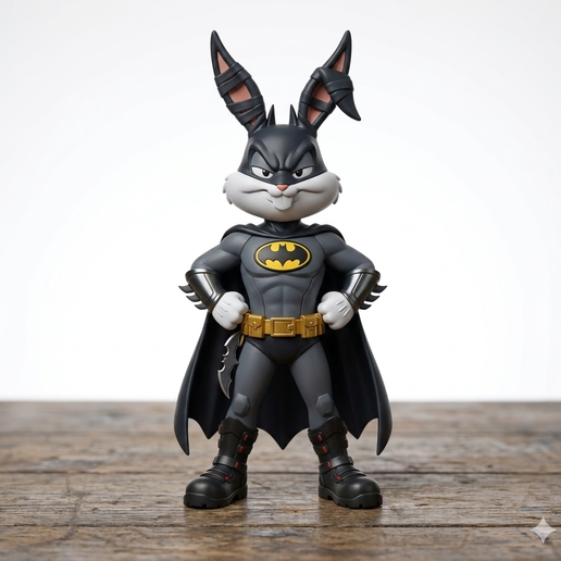 🎨 Bugs Bunny x Batman | The Dark Knight - Stylized Collectible