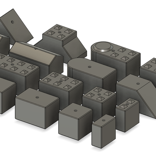 🚧 Bundle: 1/14 Scale Interlocking Concrete Blocks for Construction ...