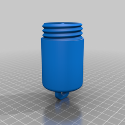 DogBagHolder.png Fichier 3D gratuit Porte-sacs pour chiens avec anneau (remix)・Design à télécharger et à imprimer en 3D