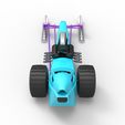 13.jpg Diecast Moteur avant dragster des neiges old school Echelle 1:25