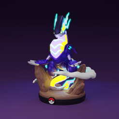 Beauty_Shot_Final_Fixed.png Miraidon Pokemon Scarlet and Violet 3D Printable Statue