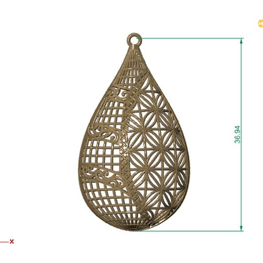 Large Pendants 3DM File 3D print model 3D model